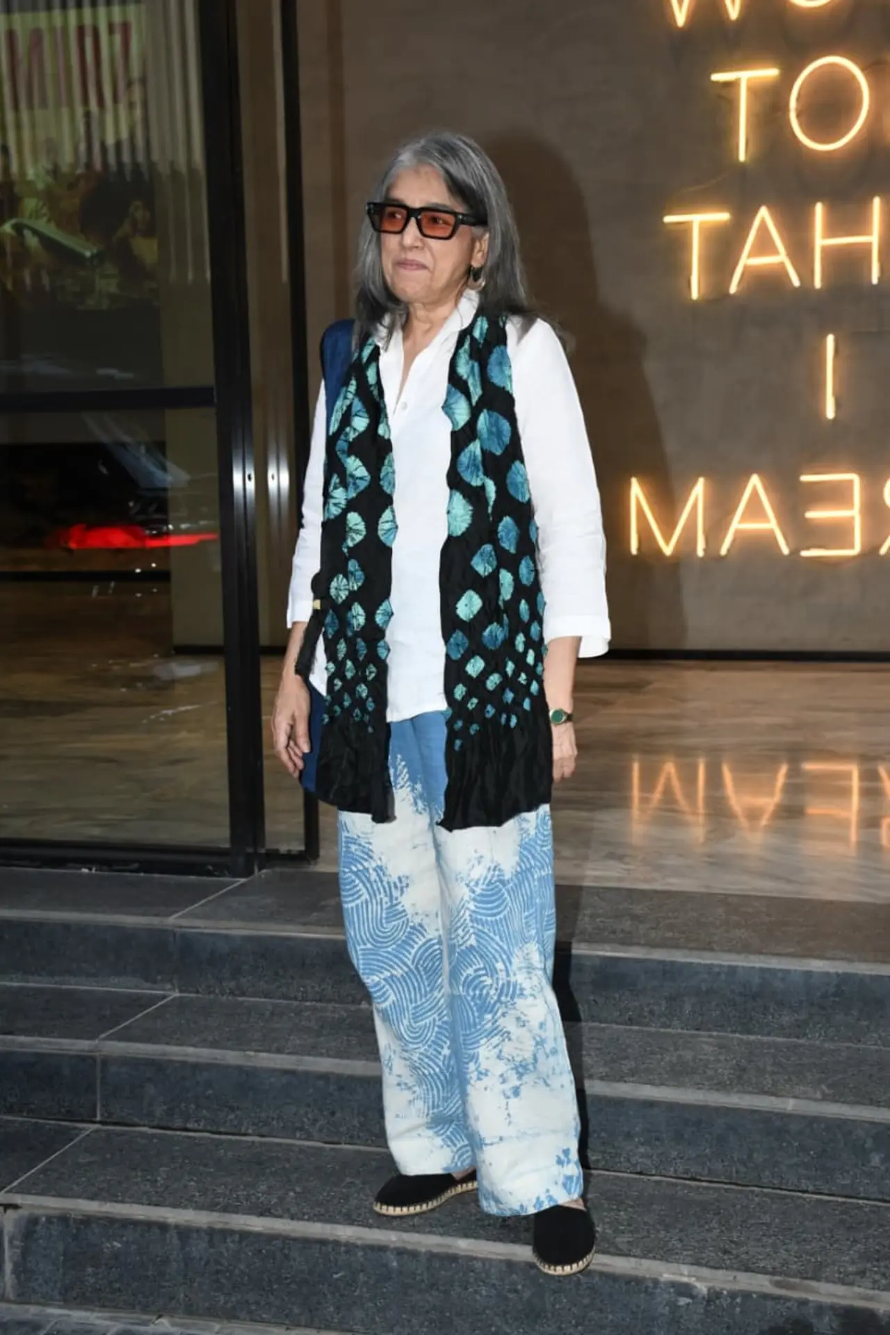 Ratna Pathak Shah at the screening of the Gujarati film, Dhabkaaro